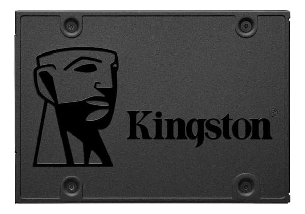Kingston 2,5" SSD A400, 480 GB, SATA3 6Gb/s, svart