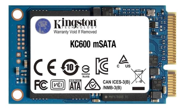 Kingston 256 GB KC600 SSD - mSATA 2,5"
