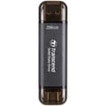 Miniatyrbillede 1 af 5: Transcend Portabel SSD ESD310C USB-C 256 GB (R1050/W950) Svart