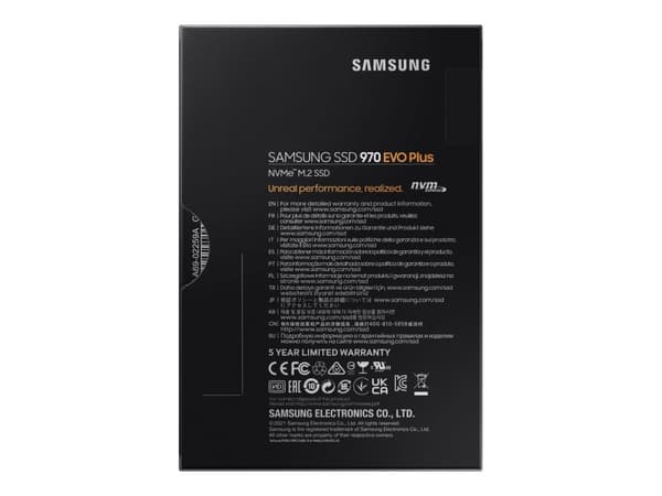 Samsung 970 EVO  SSD MZ-V7S2T0BW 2TB M.2 PCI Express 3.0 x4 (NVMe)
