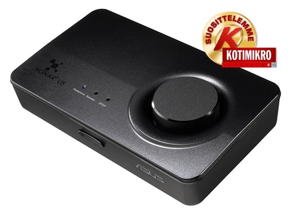 ASUS Xonar U5 USB-lydkort, svart