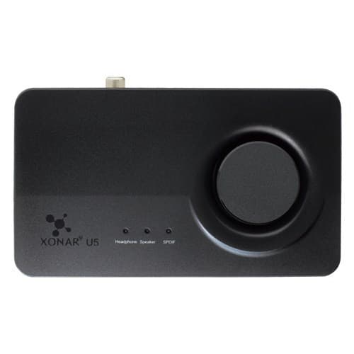 ASUS Xonar U5 USB-lydkort, svart