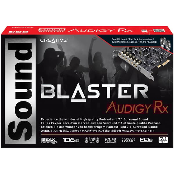 Creative Sound Blaster Audigy RX PCIe-ljudkort