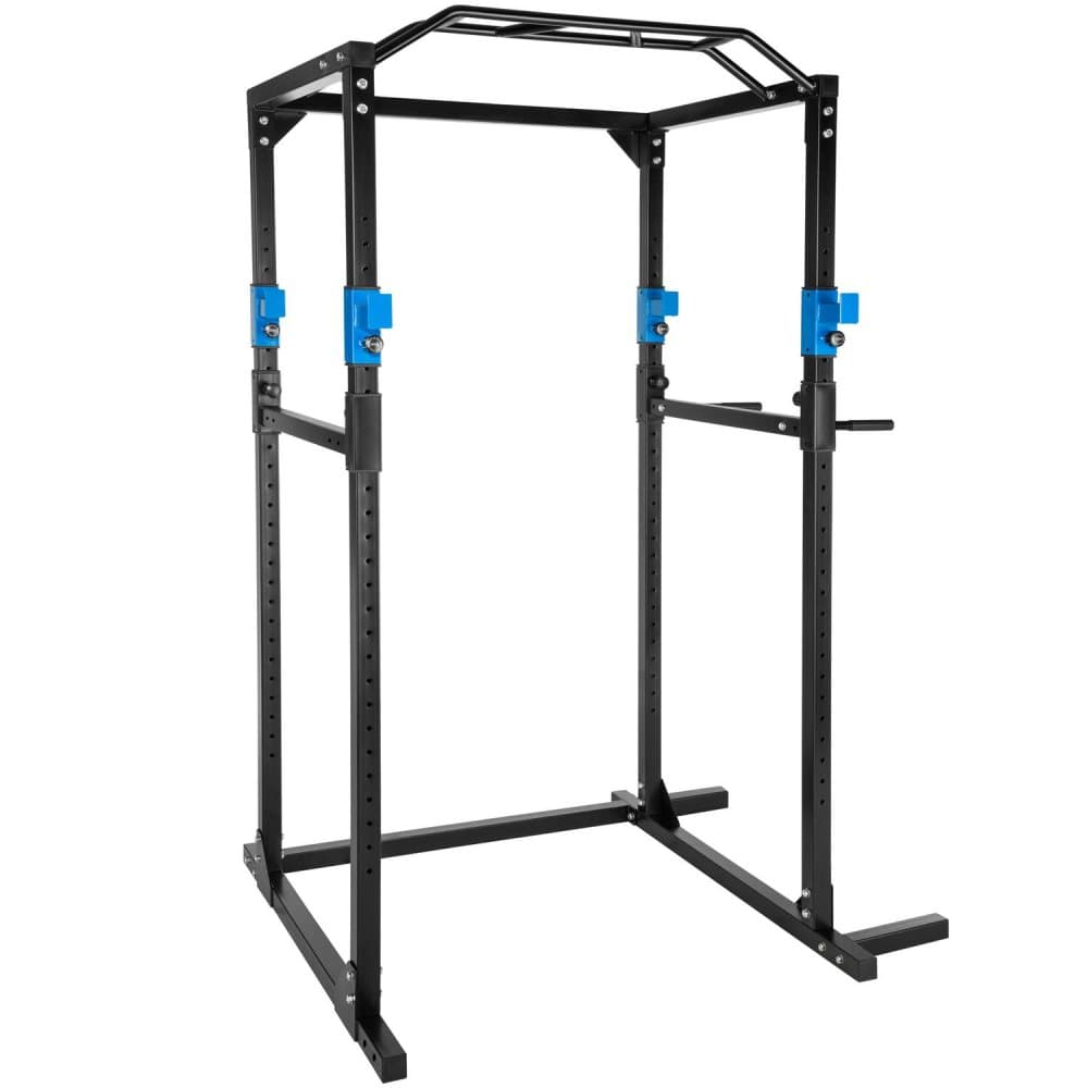 Power Rack træningsstativ - sort/blå