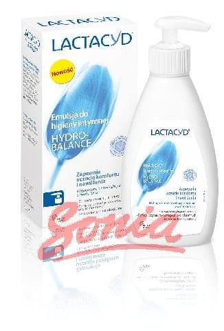 Lactacyd Hydro-Balance Emulsion for intimate hygiene with pump 200ml Moisturizing
