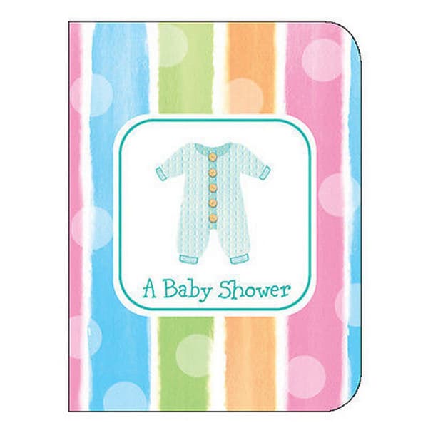 Creative Converting Baby Shower Invitationer med konvolutter (pakke med 8)