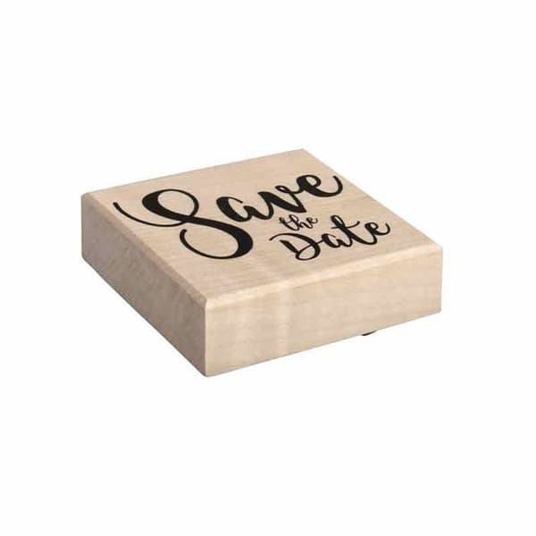 Stämpel "Save the Date", 6x7cm