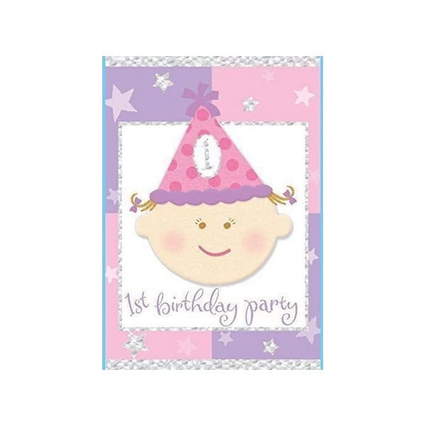 Spot on Gifts 1st Birthday Invitations (Pack of 8)