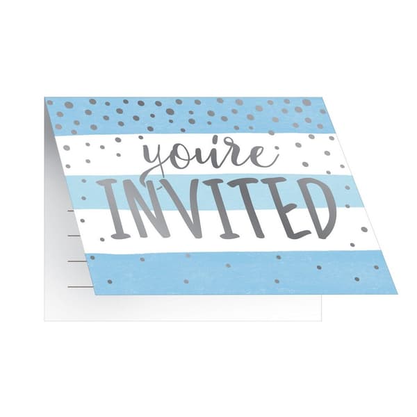 Creative Party Foldover Invitations (Pack of 8)
