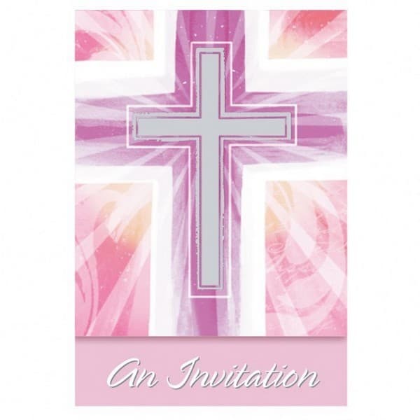 Amscan Die Cut Communion Invitations (Pack of 8)