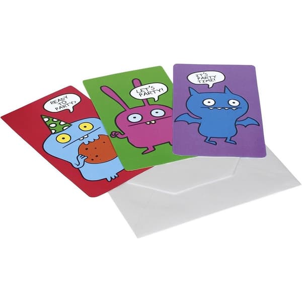 Ugly Dolls Invitations (Pack of 6) Multicoloured One Size