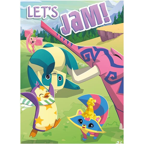Animal Jam Characters Invitations (Pack of 8) Multicoloured One Size