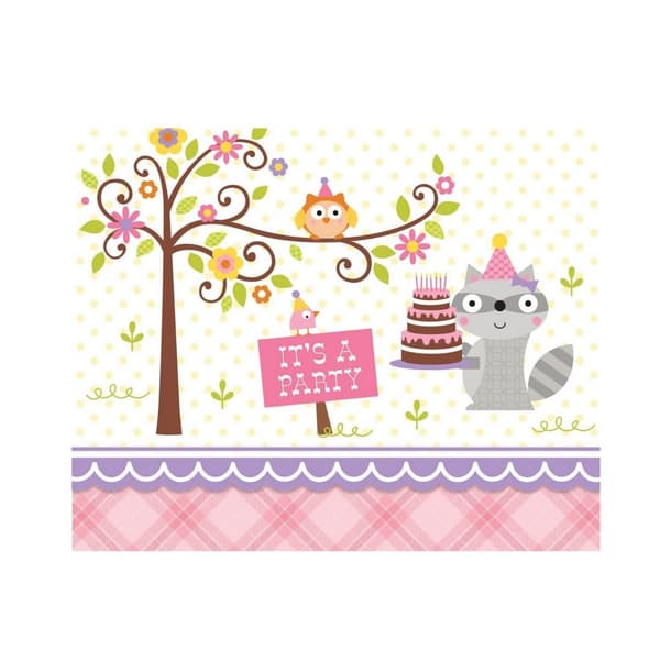 Creative Party Happy Woodland Invitations (Pack of 8)