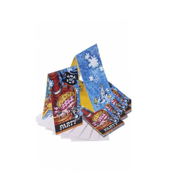 Pirate Invitations (Pack of 6)
