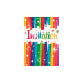 Miniatyrbild 1 av 2: Inbjudningar - LE GEANT DE LA FETE - Paket med 8 - Barn - Blandat - Födelsedagsfest