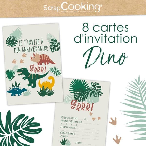 Inbjudningskort - Scrap cooking - 0262