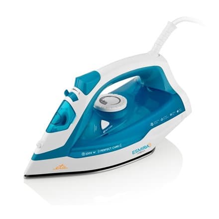 ETA | Iron | Esmira ETA027390000 | Steam Iron | 2200 W | Water tank capacity 380 ml | Continuous steam 40 g/min | Steam boost performance 100 g/min |