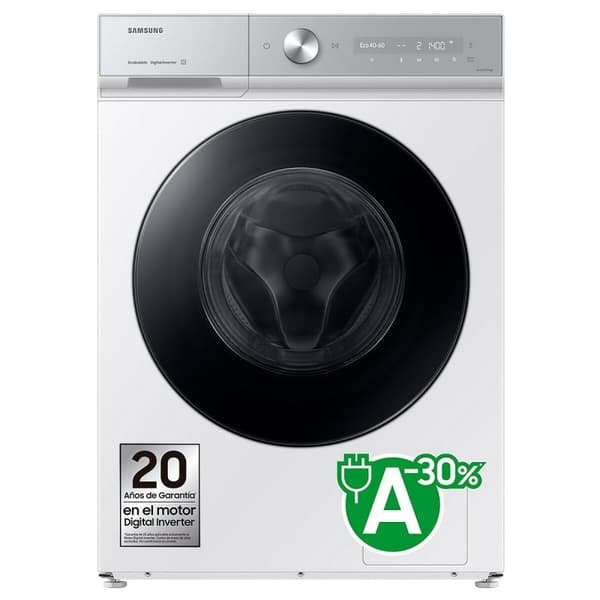 Tvättmaskin Samsung WW90DB8U95GHU3 60 cm 1400 rpm 9 kg Vit