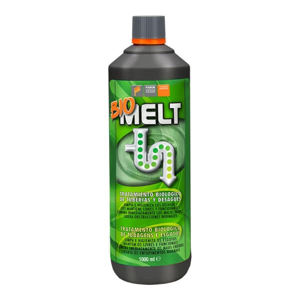 Rensare Faren Bio Melt 1 L - Effektiv og miljøvenlig smeltemiddel til fjernelse af sne og is. Hold din gård ren og sikker.