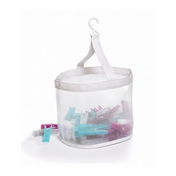 Klykkorg Domopak Living Transparent Plast 20 x 20 x 19 cm Klädnypor