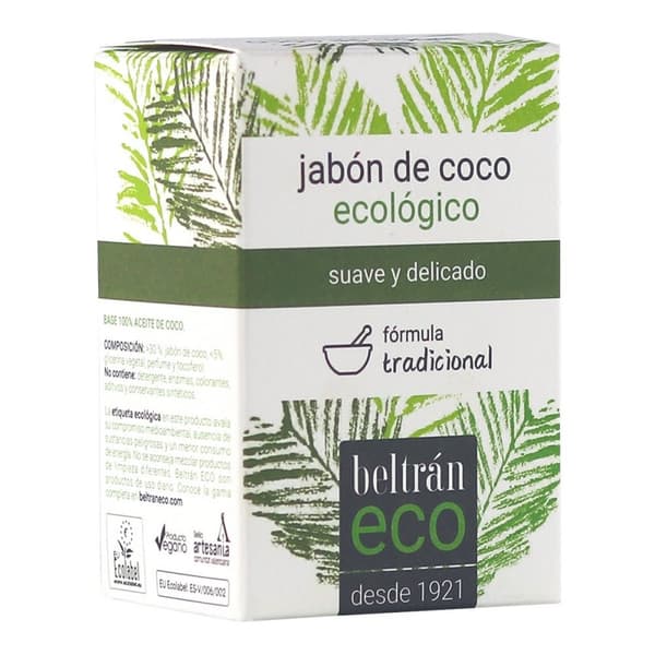 Ekologisk Kokosolja 240 g från Tvål Jabones Beltrán - Naturlig och ekologisk kokosolja för hälsa och skönhet.