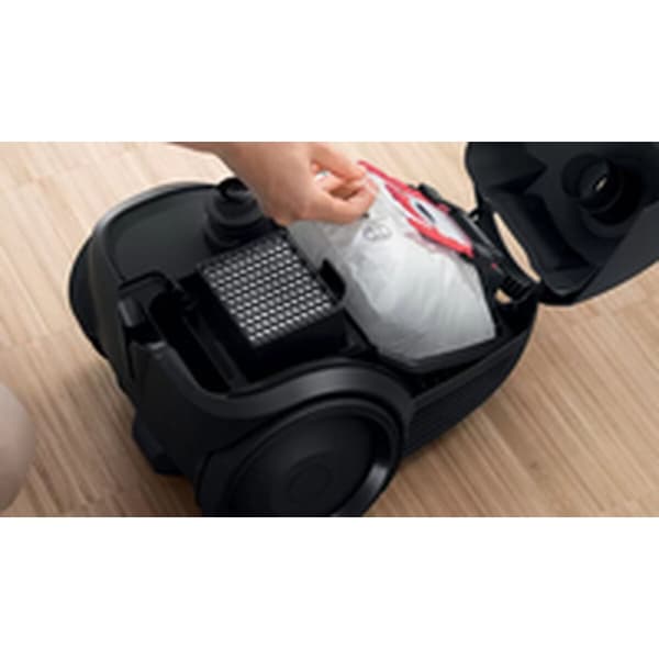 Imuroija pussilla BOSCH BGBS2LB1 3,5 L Musta 600 W – Tehokas imuri pussilla, 3,5 L tilavuus, 600 W teho.