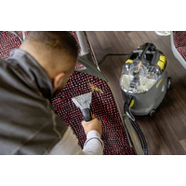 Kraftfuld Støvsuger Kärcher Puzzi 8/1 1200 W - Gul Sort Grå - Effektiv rengøring til hjemmet eller virksomheden.