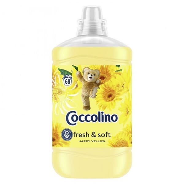 Sköljmedel Coccolino Blommig 1,7 L - Fräsch blomdoft för mjuka och väldoftande kläder. Skyddar och vårdar tygerna skonsamt.