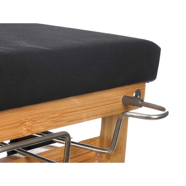 Strykbräda Kipit 1443FL BAMBOO Svart Tyg Bambu