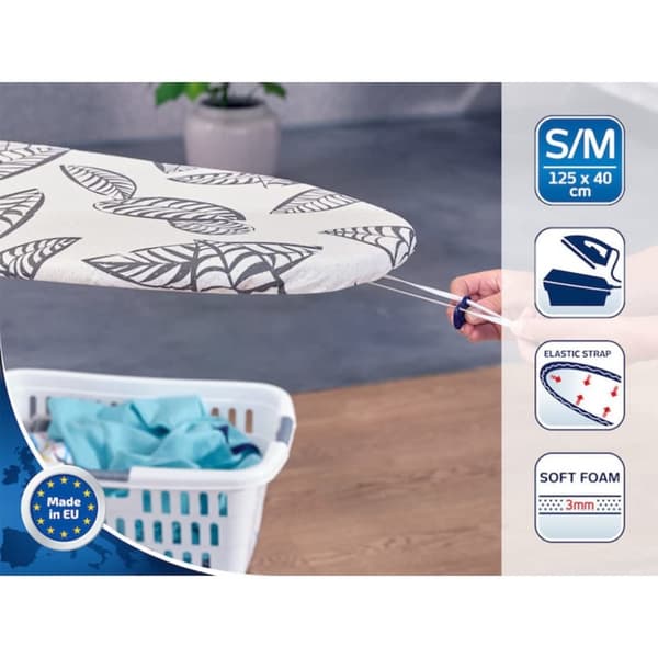 Leifheit Överdrag för strykbräda Perfect Steam S/M 125x40 cm