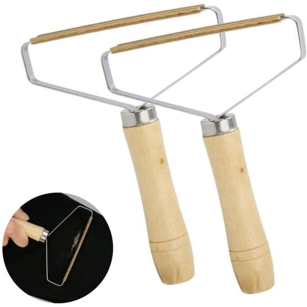 [2-pack] Manuell anti-hårborste, anti-pillande rakhyvel, bärbar borste Razor Klädplysch för hemmet