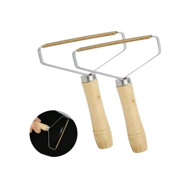 [2-pack] Manuell anti-hårborste, anti-pillande rakhyvel, bärbar borste Razor Clothes Plysch för hemmet,