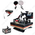 Miniatyrbild 3 av 4: TD® 29*38 manuell justerbar platt värmepressmaskin tyg tygmönster värmeöverföringsmaskin multifunktionspressmaskin