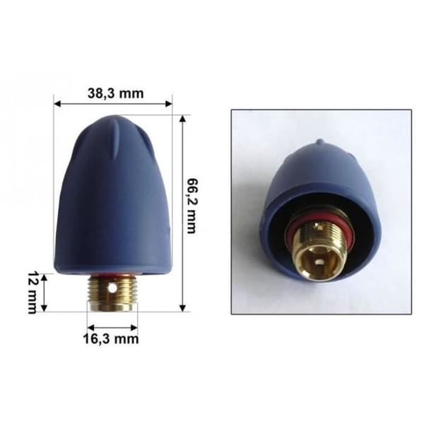MAN PANNELOCK 3/8 5,5 BAR BLÅ FÖR DELONGHI ÅNGANVÄGG * 7328143800 - PRO380