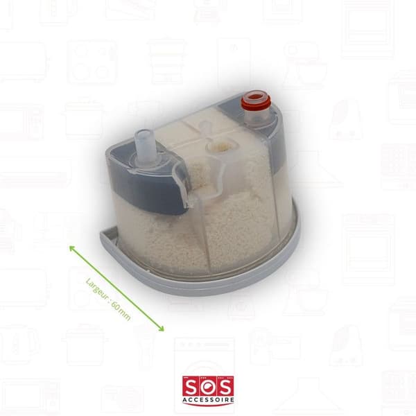 SOS Accessoire Antikalkpatron för Ångstation, Strykjärn 9178005731, 9178020181 BEKO, GRUNDIG, QUIGG - Ångstation V