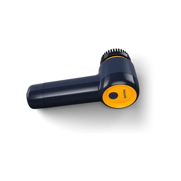 Skorborste - Philips - GCA1000/60 - 3 borstar - 4 AA-batterier - Blå/Gul