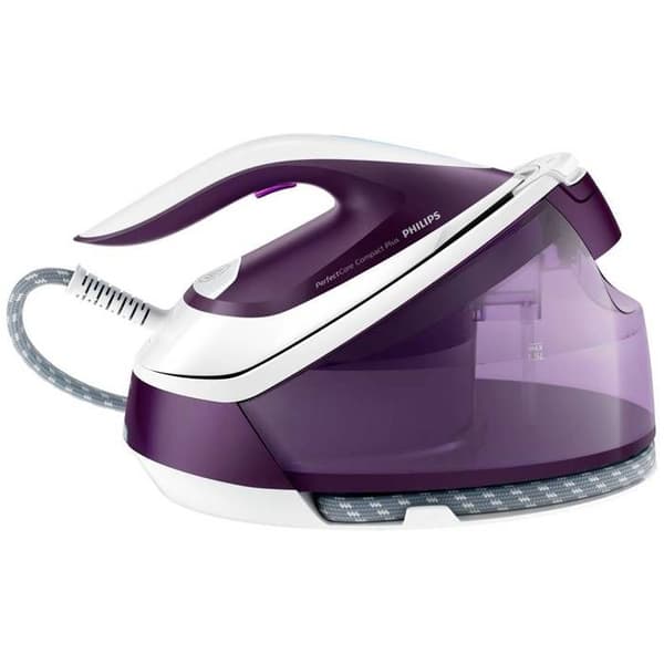 Philips PerfectCare ångstrykstation, keramisk stryksula, 120 g/min, 2400 W, lila (GC7933/30)
