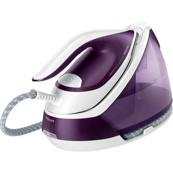 Philips PerfectCare ångstrykstation, keramisk stryksula, 120 g/min, 2400 W, lila (GC7933/30)