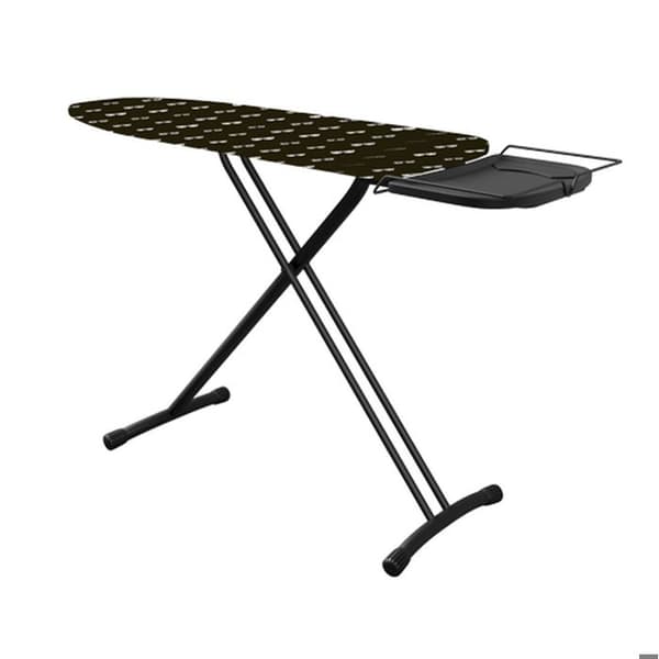 Comfortboard Glasögon Strykbräda, 38 cm x 120 cm, 100 % bomull, Idealisk för ånggeneratorer, Justerbar höjd, Strykstöd