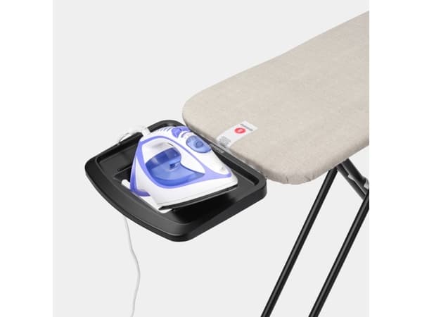 Brabantia 236129, Full-størrelse strykebrett, Bomull, Dampstrykejern, Grå, 380 x 1240 mm, 69 cm