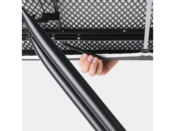 Brabantia 236129, Full-størrelse strykebrett, Bomull, Dampstrykejern, Grå, 380 x 1240 mm, 69 cm