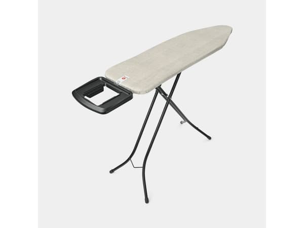 Brabantia 236129, Full-størrelse strykebrett, Bomull, Dampstrykejern, Grå, 380 x 1240 mm, 69 cm