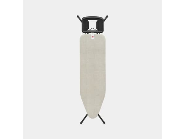 Brabantia 236129, Full-størrelse strykebrett, Bomull, Dampstrykejern, Grå, 380 x 1240 mm, 69 cm