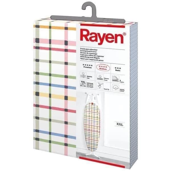 RAYEN - Strykbrädesöverdrag 150x55 cm medium XXL easyclip