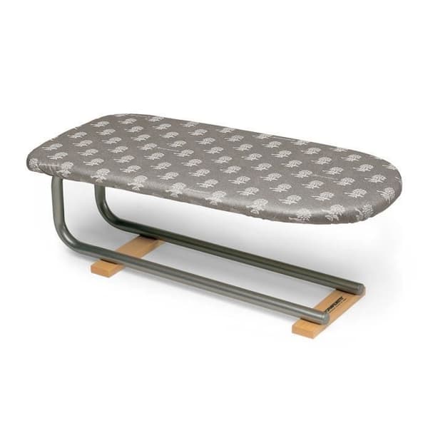 Foppapedretti LoStiragonne, Strykbräda med ärmar, Aluminium, Bomull, Polyester, Strykjärn, Grå, Silver, Vit, Trä