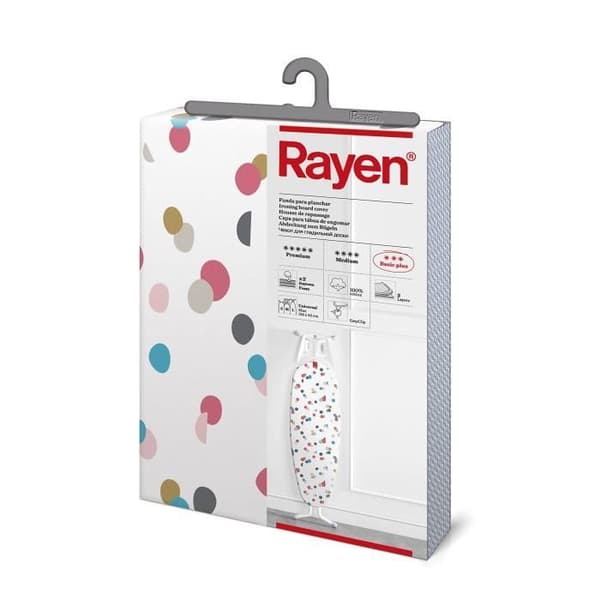 Stryköverdrag 130x47cm basic plus konfetti