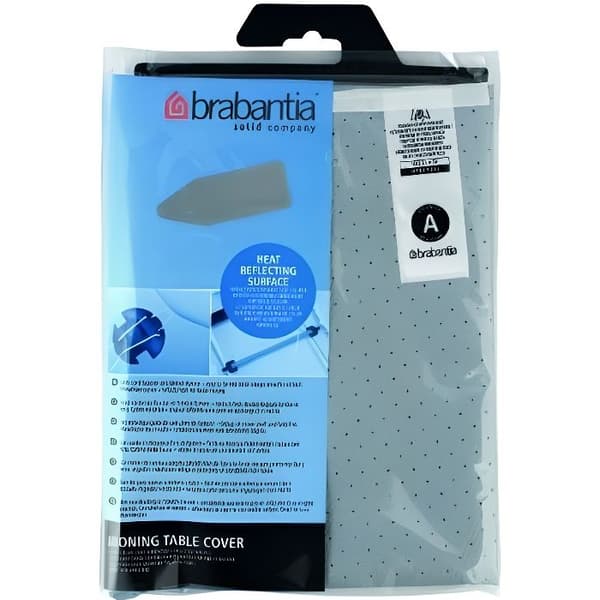 BRABANTIA Strykbrädesöverdrag - 110 x 30 cm - Metallic grå