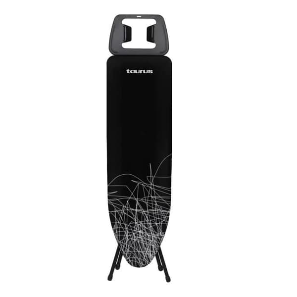 Taurus Argenta Svart strykbräda med 3 höjdlägen upp till 81cm