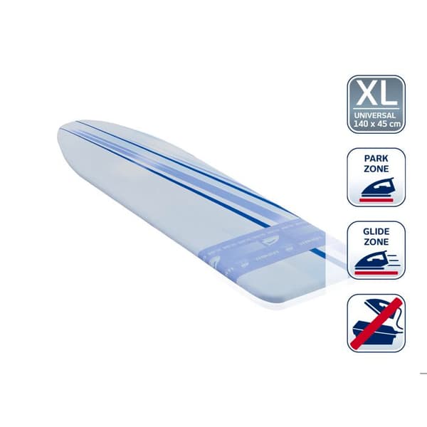 Husky för strykbräda Leifheit Thermo Reflect Glide &amp; Park L 71612, värme- och ångreflektion, för strykbräda 140x45cm