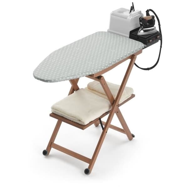 Arredamenti Italia AR_IT - 621 STIROCOMODO Strykebord Justerbart/Foldbart Massiv Bök färg Körsbär 135 x 88 x 45 cm